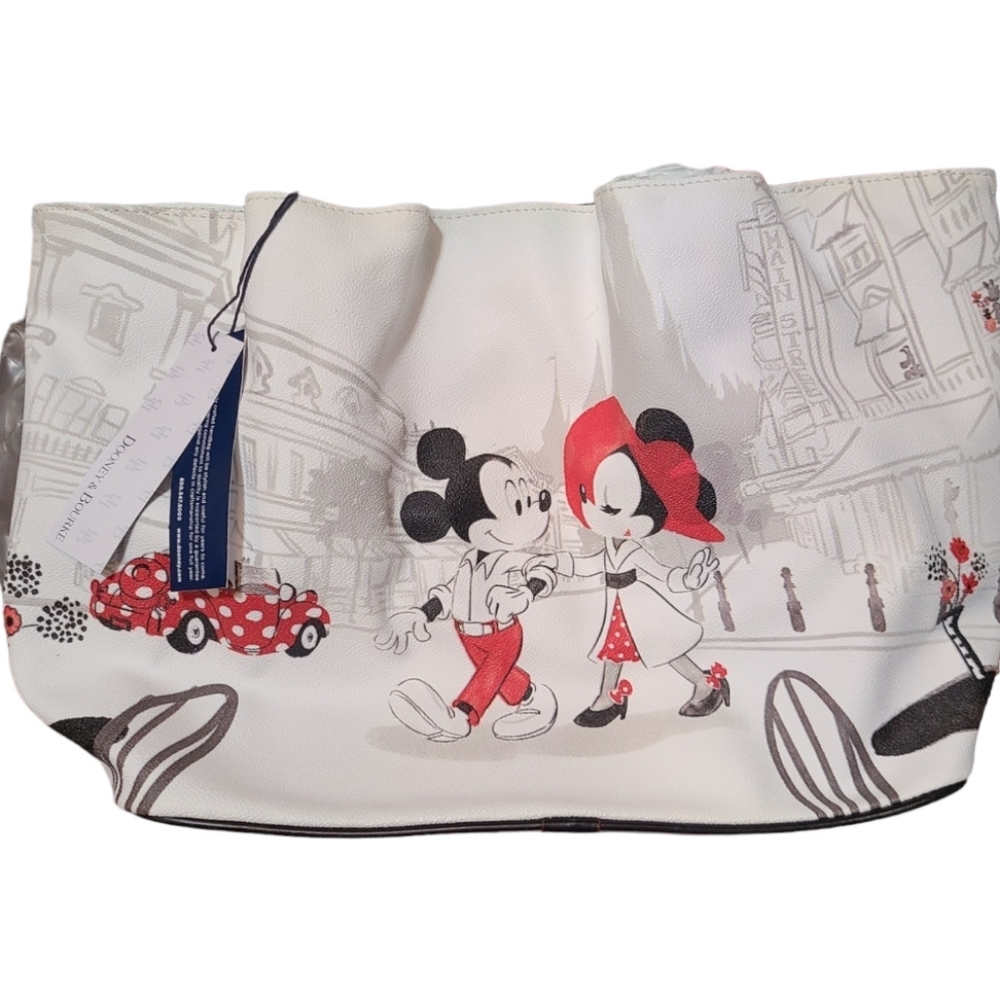 NWT RARE Disney Dooney & Bourke Minnie Cafe Valentine Flynn collector bag - Picture 3 of 7